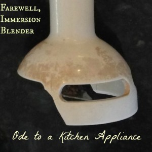 Farewell Immersion Blender: Ode To A Kitchen Appliance