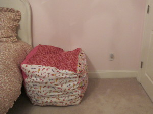 Beth Rosen, RD DIY toy bag storage