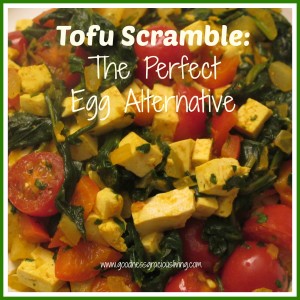 Tofu Scramble:  The Perfect Egg Alternative