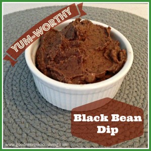 Beth Rosen, RD yum worthy black bean dip