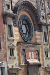 The synagogue turned artist's home and studio. 