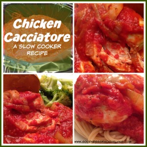 Chicken Cacciatore:  A Slow Cooker Recipe