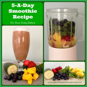 5 a day smoothie recipe Beth Rosen, RD