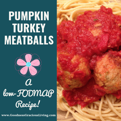Pumpkin Turkey Meatballs: A low-FODMAP Recipe